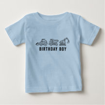 Baustellen-Geburtstags-Shirt für Kleinkinder