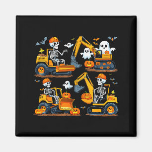 Baustellen-LKW Halloween-Kostüm Soky Bagger Magnet