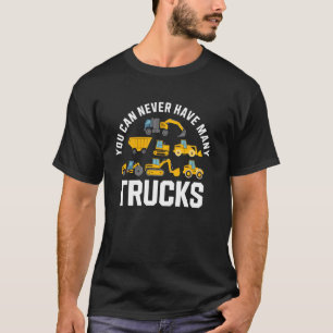 Baustellen-LKWs Bagger Traktor Kipper C T-Shirt