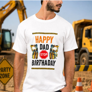 Baustellen-Muldenkipper 1. Geburtstagsfeier T-Shirt