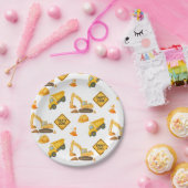 Baustellen-Muldenkipper Kinder Geburtstag jedes Al Pappteller (Party)