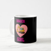 Baustellen-Tasse 'DIGGER GIRL' Kaffeetasse (Vorderseite Links)