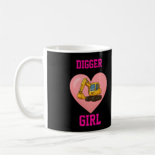 Baustellen-Tasse 'DIGGER GIRL' Kaffeetasse