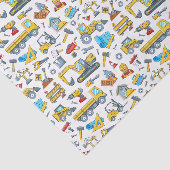 Baustellen-Tissue-Papier für Kinder Seidenpapier (Ausschnitt)
