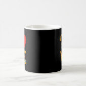 Baustellen-Valentinstag Liebe mit Lastwagen buchst Kaffeetasse (Mittel)