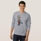 Baustellenarbeiter mit Presslufthammer-Geschenken Sweatshirt (Vorne ganz)