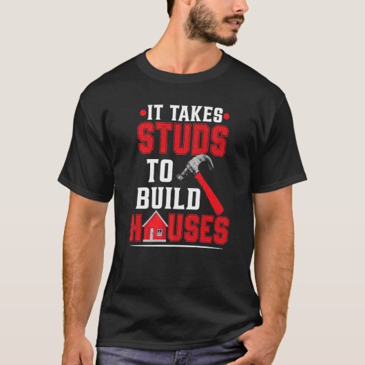 Baustellenbauarbeiter T-Shirt (Vorderseite)