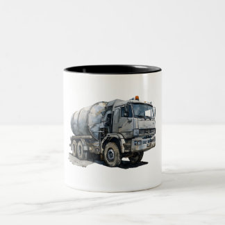 Baustellenfahrzeug Zweifarbige Tasse