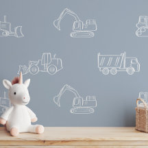 Baustellenfahrzeuge-Builder-Boy-LKW Staubblau