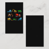 Baustellenfahrzeuge Gabelstapler Visitenkarte (Vorne/Hinten)