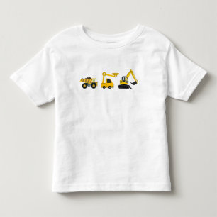 Baustellenfahrzeuge – Kipper Kleinkind T-shirt
