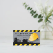 Baustellenharthut | Generalunternehmer Visitenkarte (Stehend Vorderseite)