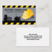 Baustellenharthut | Generalunternehmer Visitenkarte (Vorne/Hinten)