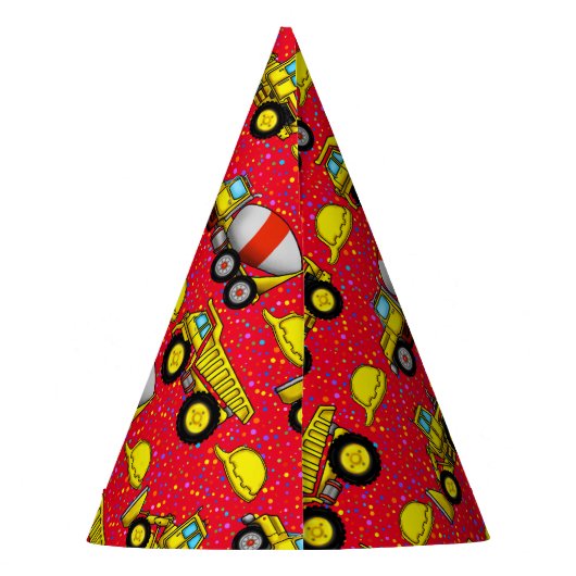 Baustellenpapiere Party Hasen Partyhütchen (Rückseite)