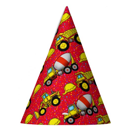 Baustellenpapiere Party Hasen Partyhütchen (Links)