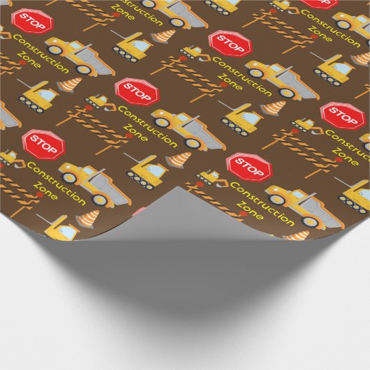 Baustellenübergabe Geschenkpapier (Ecke)