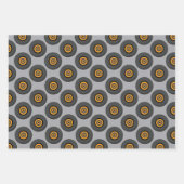 Baustempelmuster Geschenkpapier Set (Vorderseite 3)