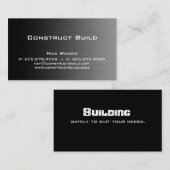 Baustoffbetriebskarte Beruflich Visitenkarte (Vorne/Hinten)