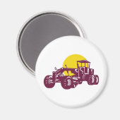 Baustraßennummer Magnet (Vorderseite/Rückseite)