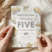 Baustumpf 5. Geburtstagsparty Einladung