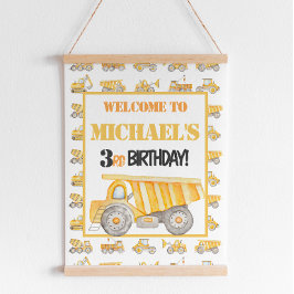 Baustumpf Party Begrüßungszeichen Poster