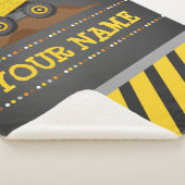 Baustumpf Personalisierter Monogramm-Name Sherpadecke (3/4)