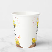 Baustumpf Truck Digger Boy Geburtstag Pappbecher (Links)