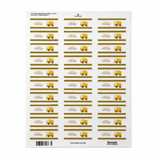 Baustumpf Truck Geburtstag (Vorne)