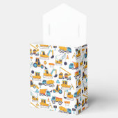 Baustumpf Truck Geburtstag Danke Orange Geschenkschachtel (Geöffnet)