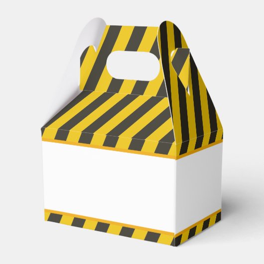 Baustumpf Truck Geburtstag Geschenkschachtel (Rückseite)