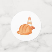 Baustumpf Truck Geburtstag Konfetti (Klein Vorderseite)