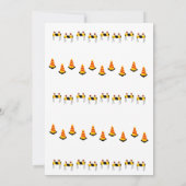 Baustumpf Trucks Boys Digger Party Foto Einladung (Rückseite)