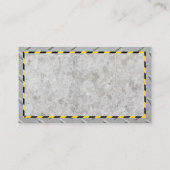 Bausymbole | Beton und Stahl Visitenkarte (Rückseite)