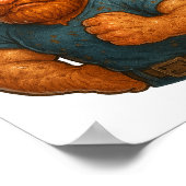 Baut aus Grit - druckbare 3D-Wandkunst Poster (Ecke)