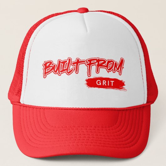 Baut aus Grit™ Grind Hustle Crown of Resilience Truckerkappe (Vorderseite)