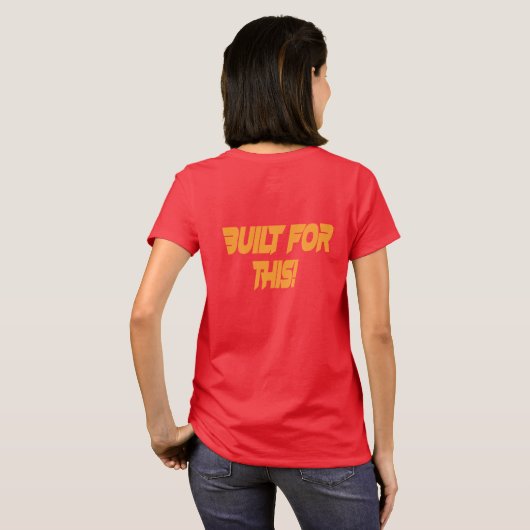 Baut für dieses Frauenfußball-T-Shirt T-Shirt (Schwarz voll)