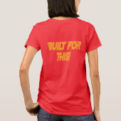 Baut für dieses Frauenfußball-T-Shirt T-Shirt (Rückseite)