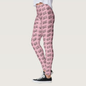 Baut für Schwarz-Rosa-Leggings Leggings (Links)