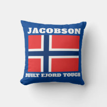 "Baute Fjord Tough" und norwegische Flagge