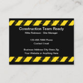 Bauteam-Visitenkarten Visitenkarte (Vorderseite)