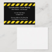 Bauteam-Visitenkarten Visitenkarte (Vorne/Hinten)