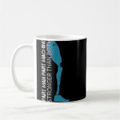 Bauteilmaschine, größer als beide Amputationen Kaffeetasse (Links)
