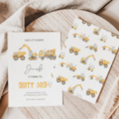 Bauthema 3. Geburtstag Einladung