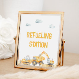 Bauthema Geburtstagsnahrung Poster