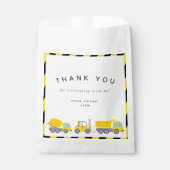 Bauthema Geburtstagsparty Geschenktütchen (Vorderseite)