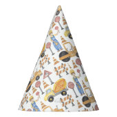 Bauthema Geburtstagsparty Partyhütchen (Links)