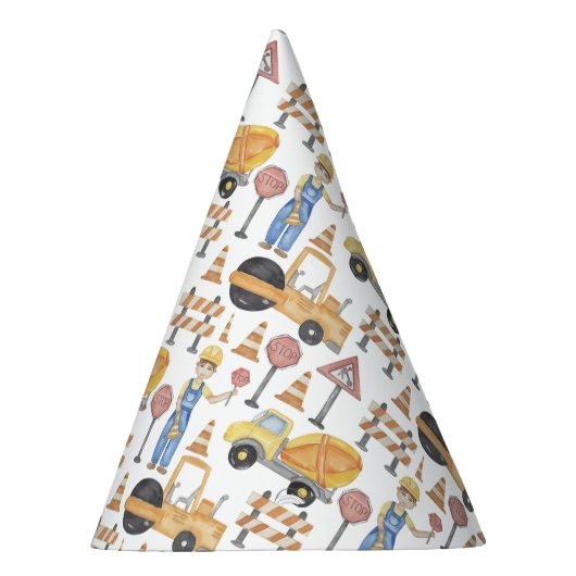 Bauthema Geburtstagsparty Partyhütchen (Rechts)