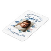 Bautizo con foto Spanische Wasserfarbe Magnet (Linke Seite)