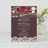 Bautizo Einladung Bautizo Invitacione De Bautizo (Stehend Vorderseite)