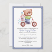 Bautizo Einladung für Jungen fröhliche Taufe (Vorderseite)